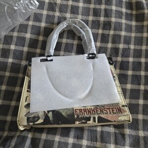 Frankenstein Graphic Women's Tote - Black and Cream
